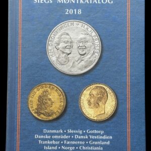 SIEGs Møntkatalog 2018, som ny, ingen skrift i kataloget
