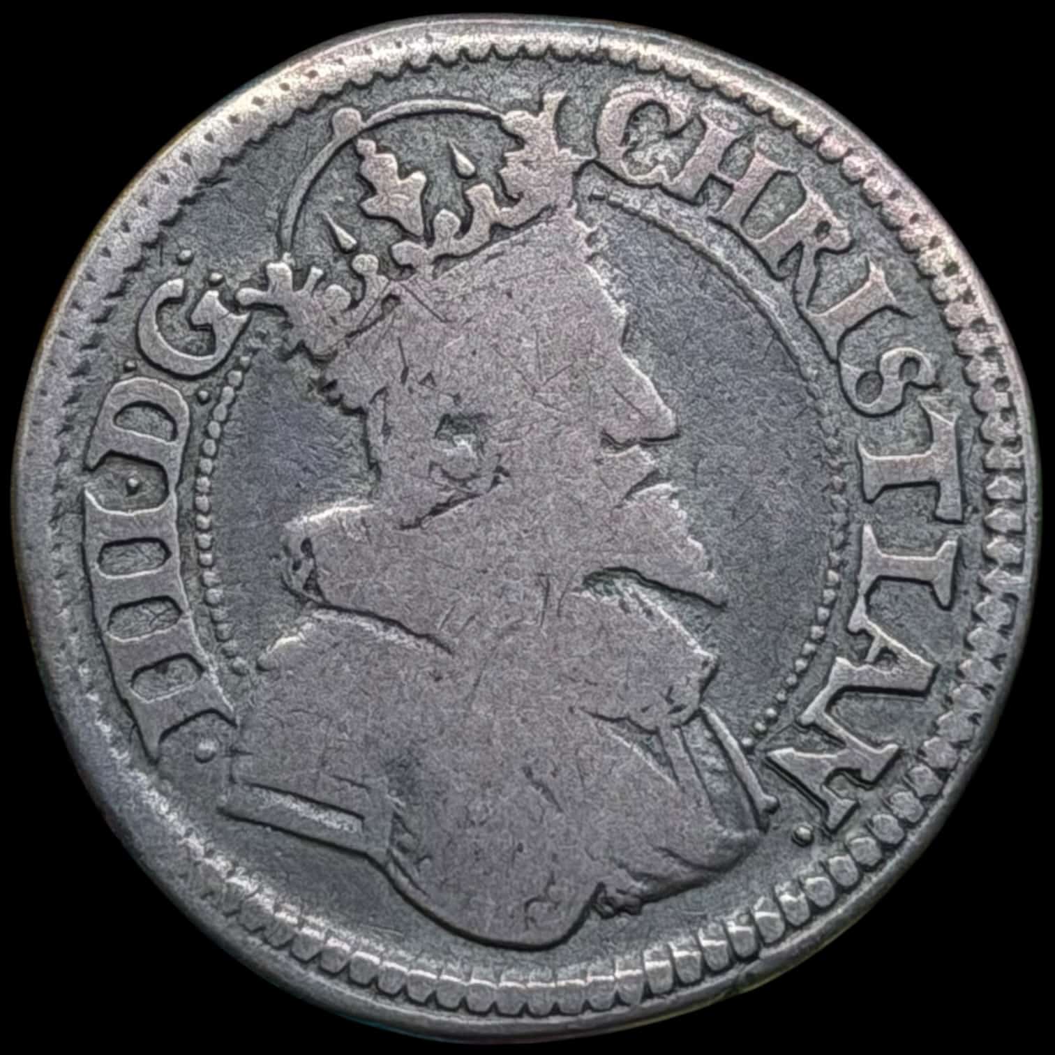 1624, 1/2 krone, Chr.IV, Sieg 81, Hede 128, Kva. 1 - Image 2