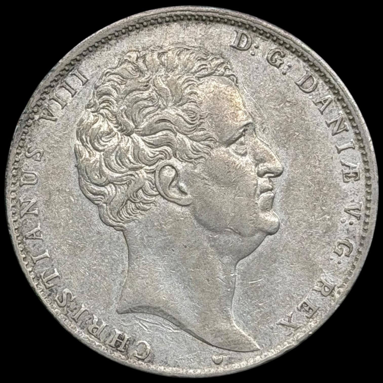 1840, 1 speciedaler, Chr.VIII, Sieg 13.1, Hede 3A, Kva. 1+ - Image 2