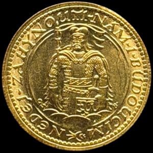 Czechoslovak Republic / Tjekkoslovakiet, Dukat 1926, 3,5 g, 0.986 AU, KM 8, Fr 2, Kva. 0