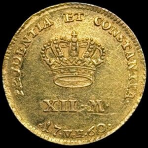 1760 VH, Kurant dukat / 12 mark, Fre.V, Sieg 21.3, Hede 22C, Kva. 01