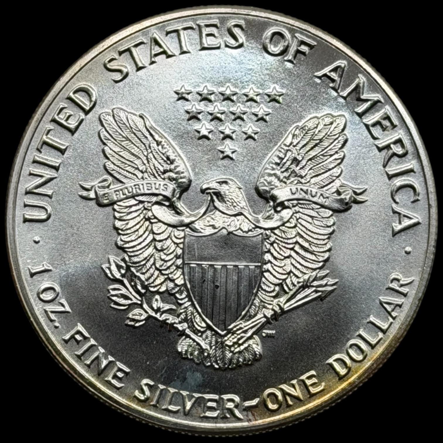 USA, One Dollar 1988, "Silver Eagle", 1 oz / 31,1 g, KM 273, Kva. 0 - Image 2