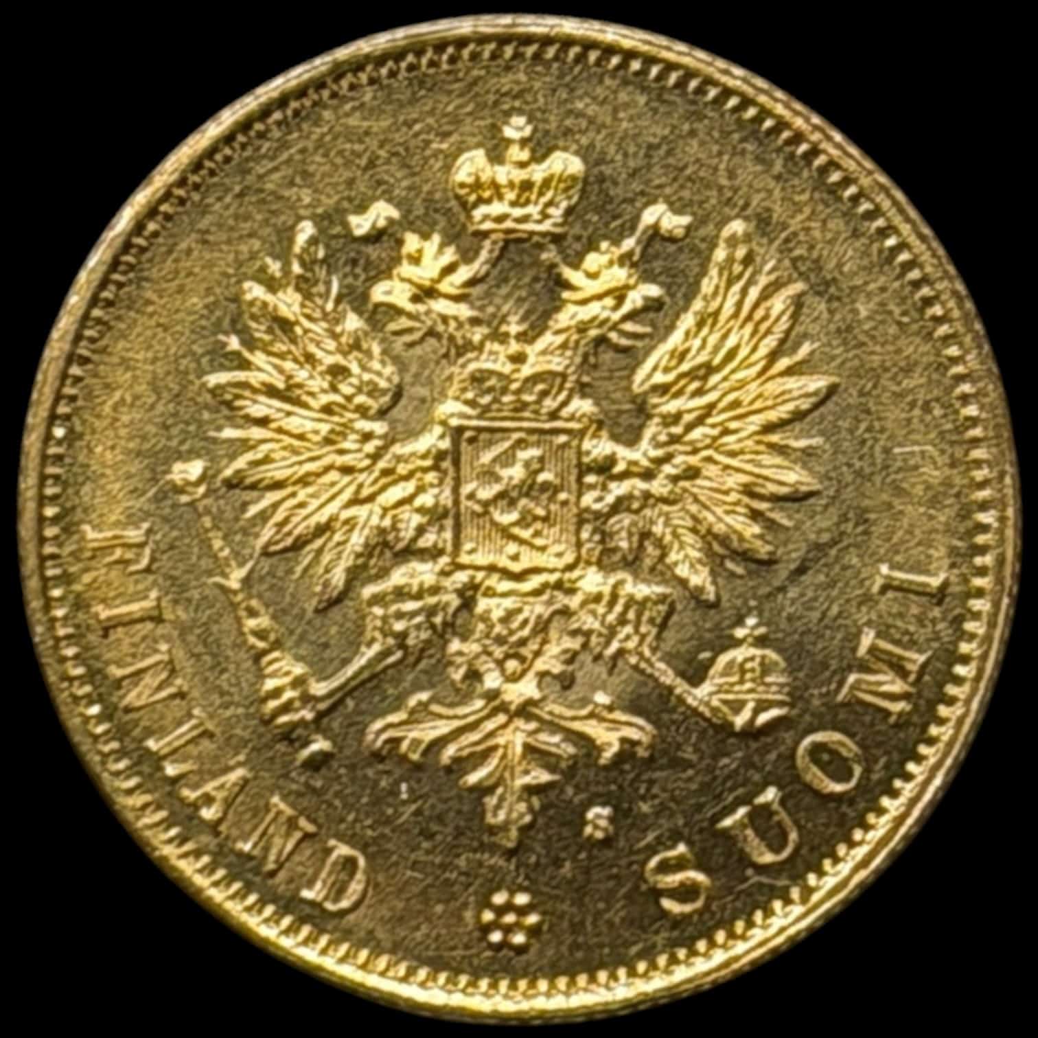 Finland, 10 markkaa 1882 S, Helsinki, KM 8.2, Bitkin 229, Fr. 6, Kva. 0-01 - Image 2