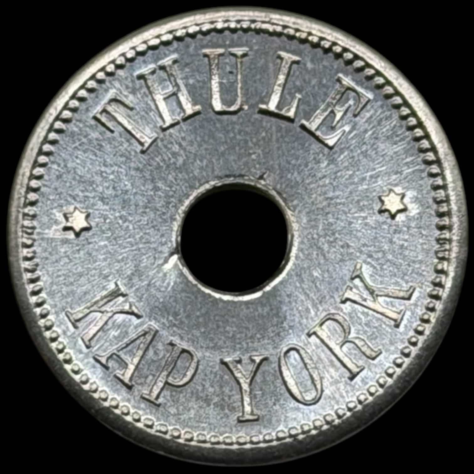 Grønland, 25 øre 1910, Thule Kap York, Sieg 6.2, Kva. 0-M “Medaljepræg” - Image 2