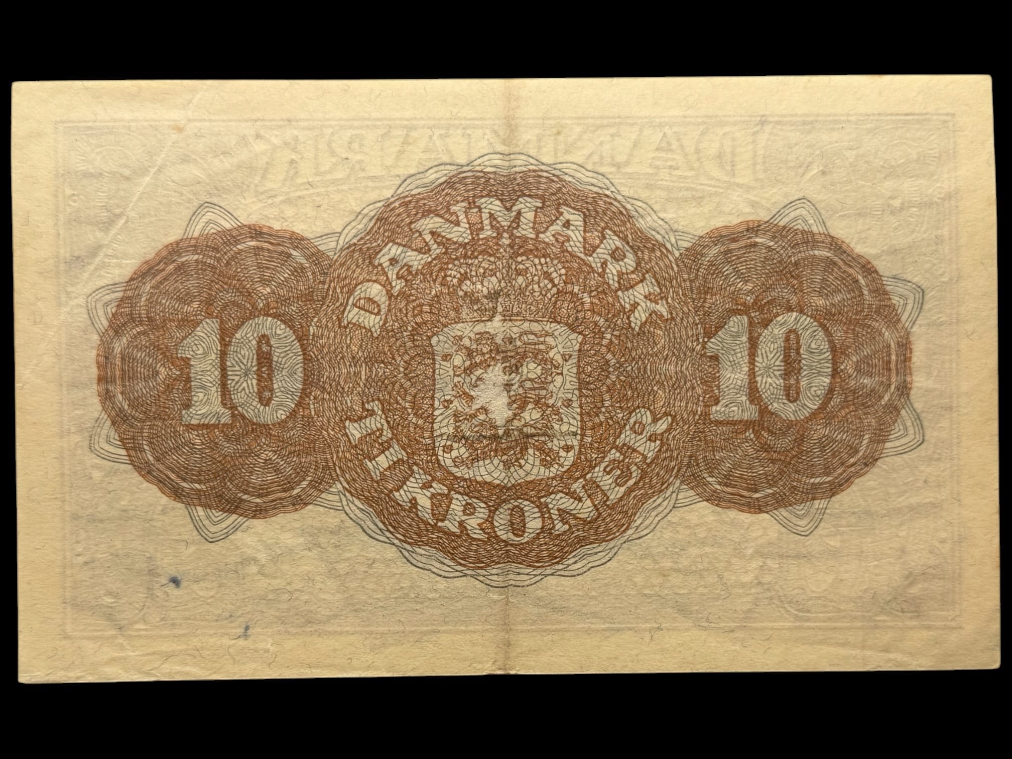 10 kroner 1944 BV, Svendsen/Rohleder, Nr. 857566, Sieg 120, DOP 129, Pick 36, Kva. 1+ - Image 2