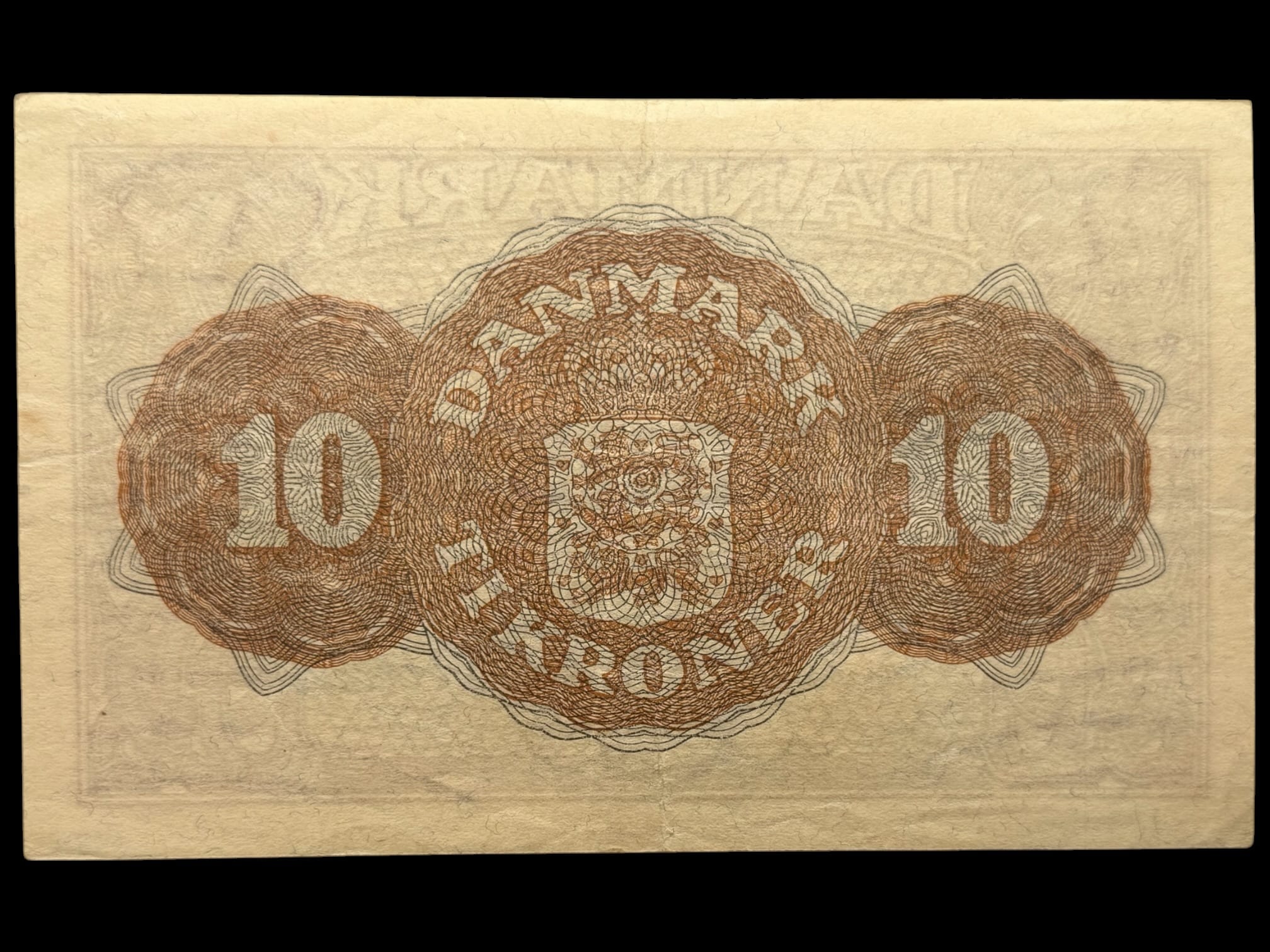 10 kroner 1944 CL, Svendsen/Vinther, Nr. 180563, Sieg 120, DOP 129, Pick 36, Kva. 1+-01 - Image 2