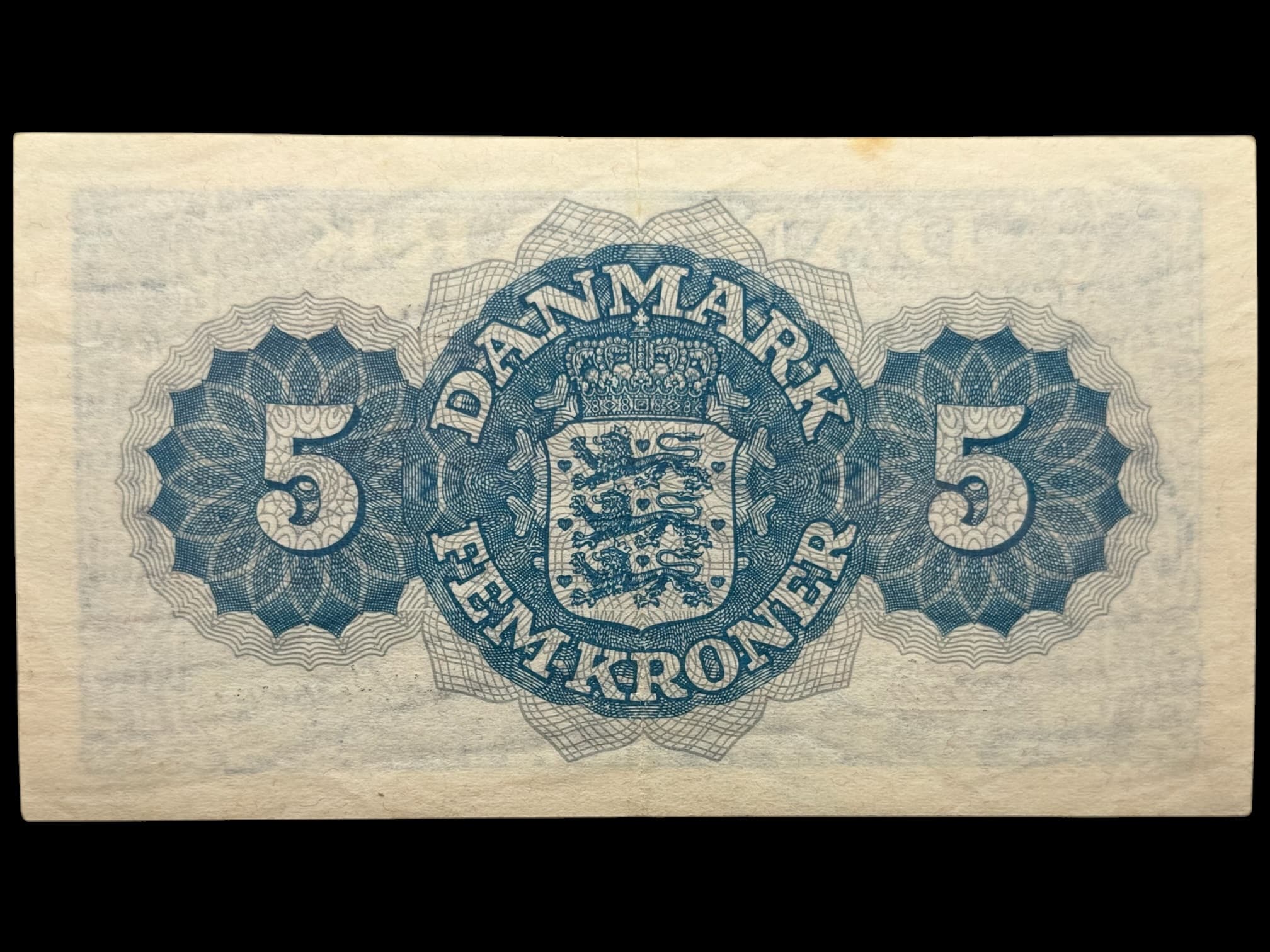 5 kroner 1950 DU, Riim/Matthiasen, Nr. 012476, Sieg 119, DOP 128b, Pick 35b, Kva. 01 - Image 2
