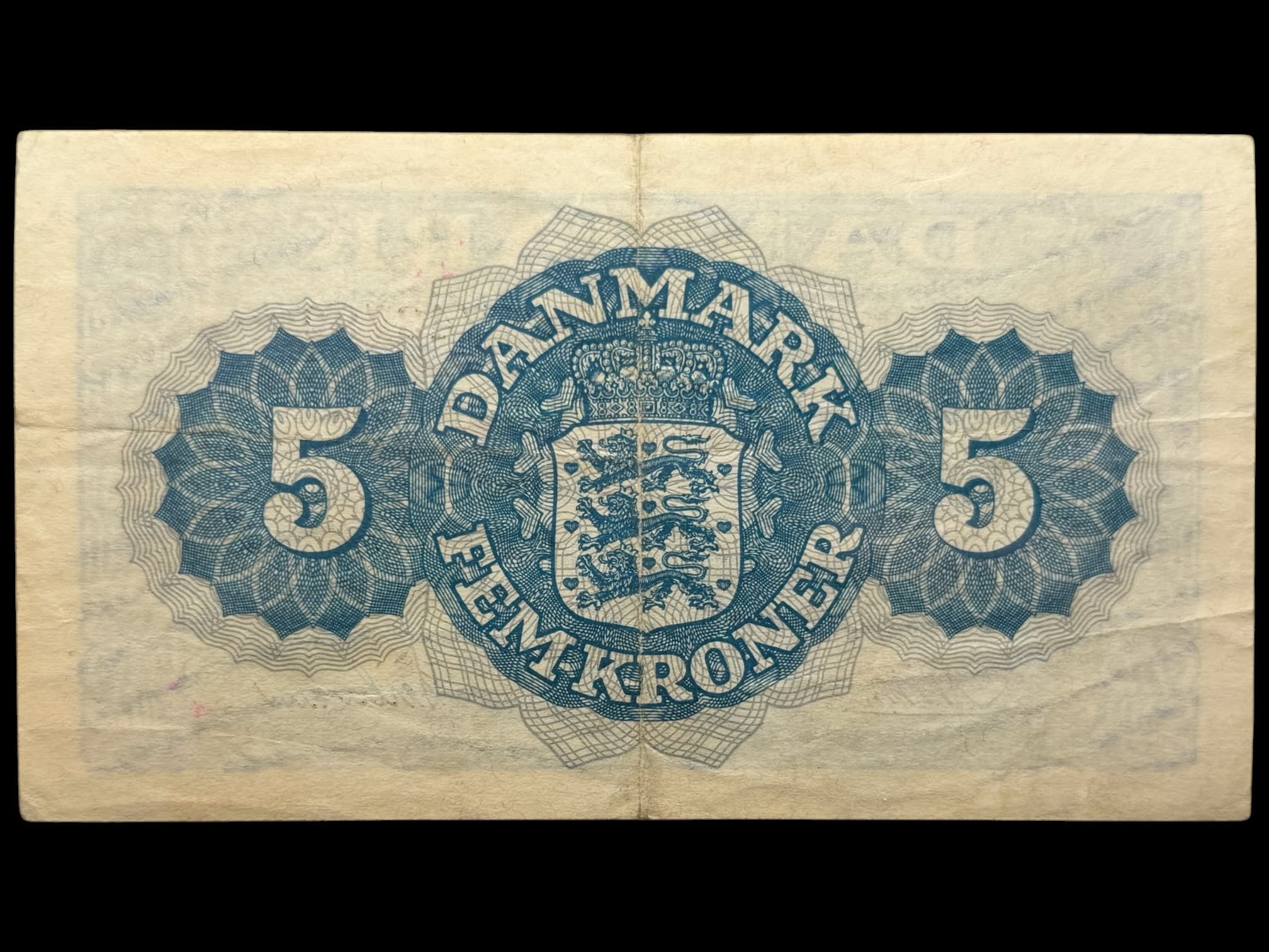 5 kroner 1950 DS, Riim/Teilmann, Nr. 743790, Sieg 119, DOP 128b, Pick 35b, Kva. 1+ - Image 2
