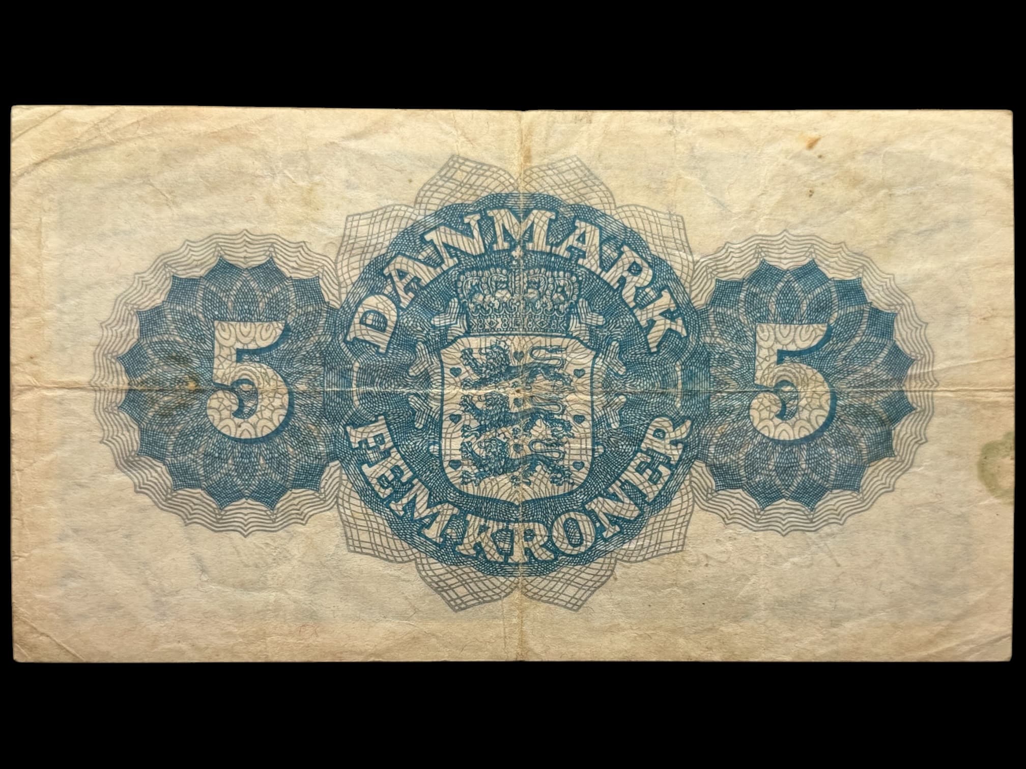 5 kroner 1949 CR, Halberg/Friis, Nr. 660865, Sieg 119, DOP 128b, Pick 35b, Kva. 1-1- “Ukendt underskriftskombination ifølge Sieg” - Image 2