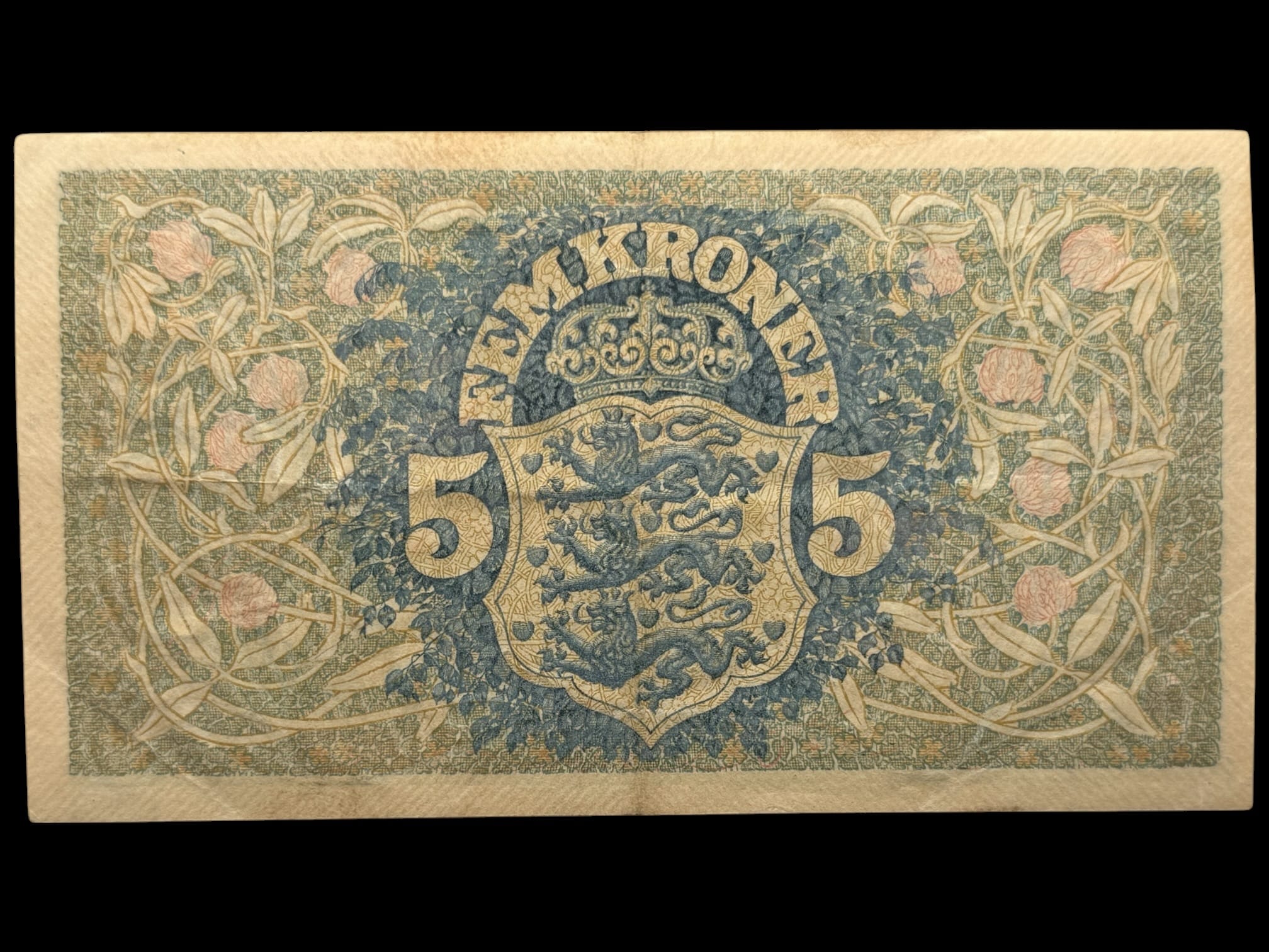 5 kroner 1912, V.Lange/Olsen, Nr. 6311914, Sieg 100, DOP 113, Pick 20, Kva. 1+-01 - Image 2