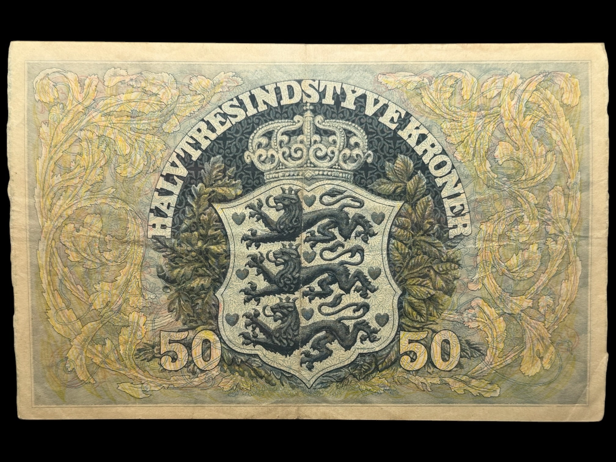 50 kroner 1941 C, Svendsem/Lund, Nr. 4219223, Sieg 108, DOP 125, Pick 32, Kva. 1+ - Image 2