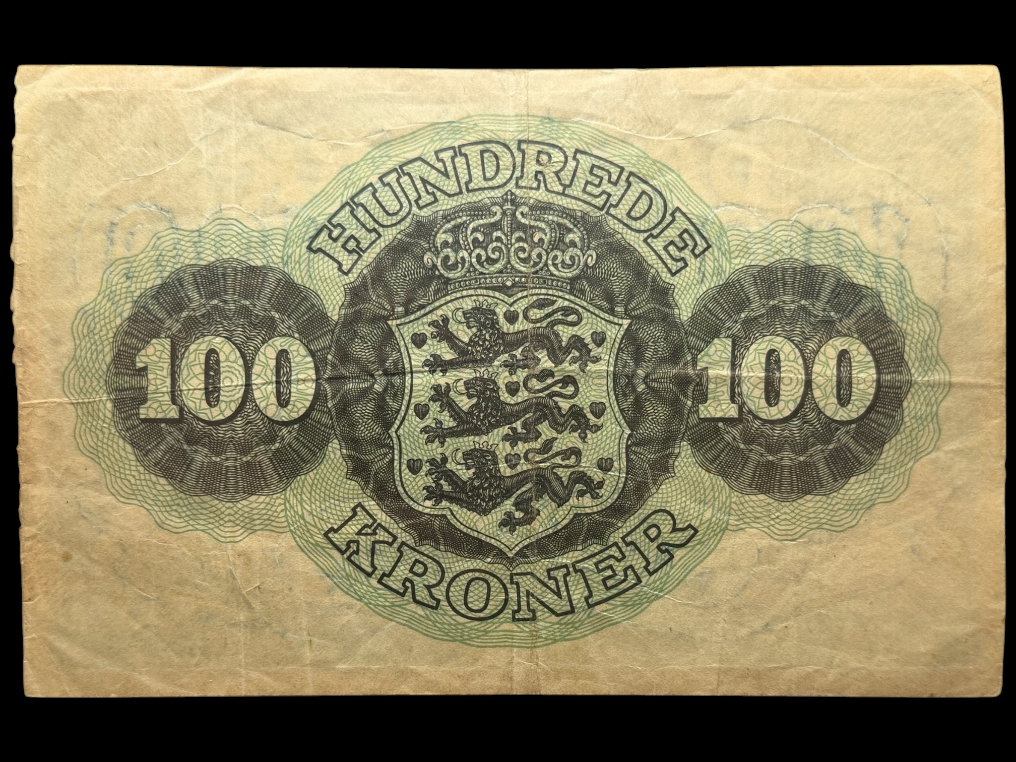 100 kroner 1958 r, Riim/Hellerung, Nr. 9782344, Sieg 126, DOP 135, Pick 39, Kva. 1-1+ - Image 2