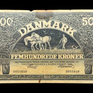 500 kroner 1931, V.Lange/Hemann, Nr. 0055849, Sieg 113, DOP 122, Pick 29, Kva. 1-