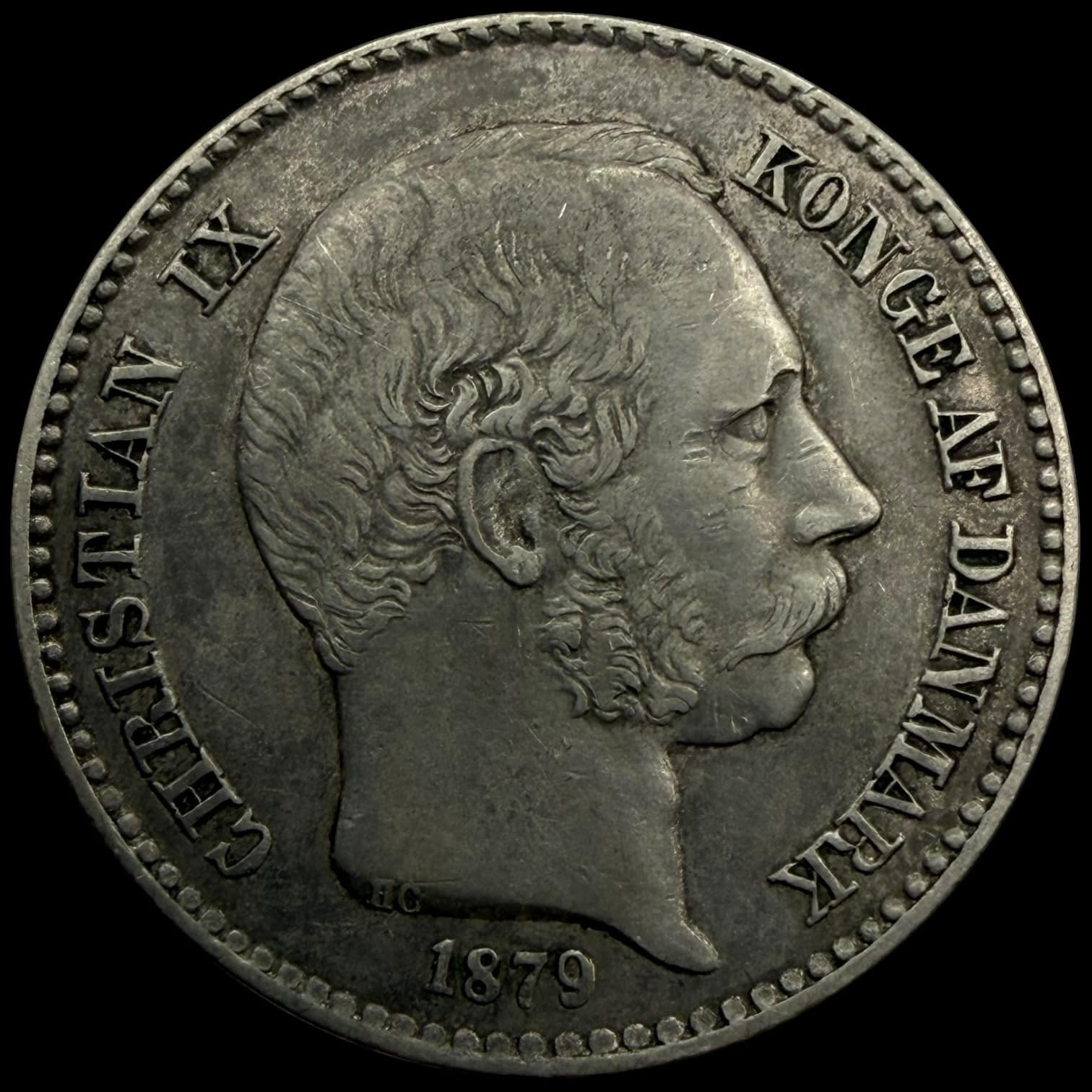Dansk Vestindien, 10 cents 1879, Chr.IX, Sieg 22, Hede 26, KM 70, Kva. 1+