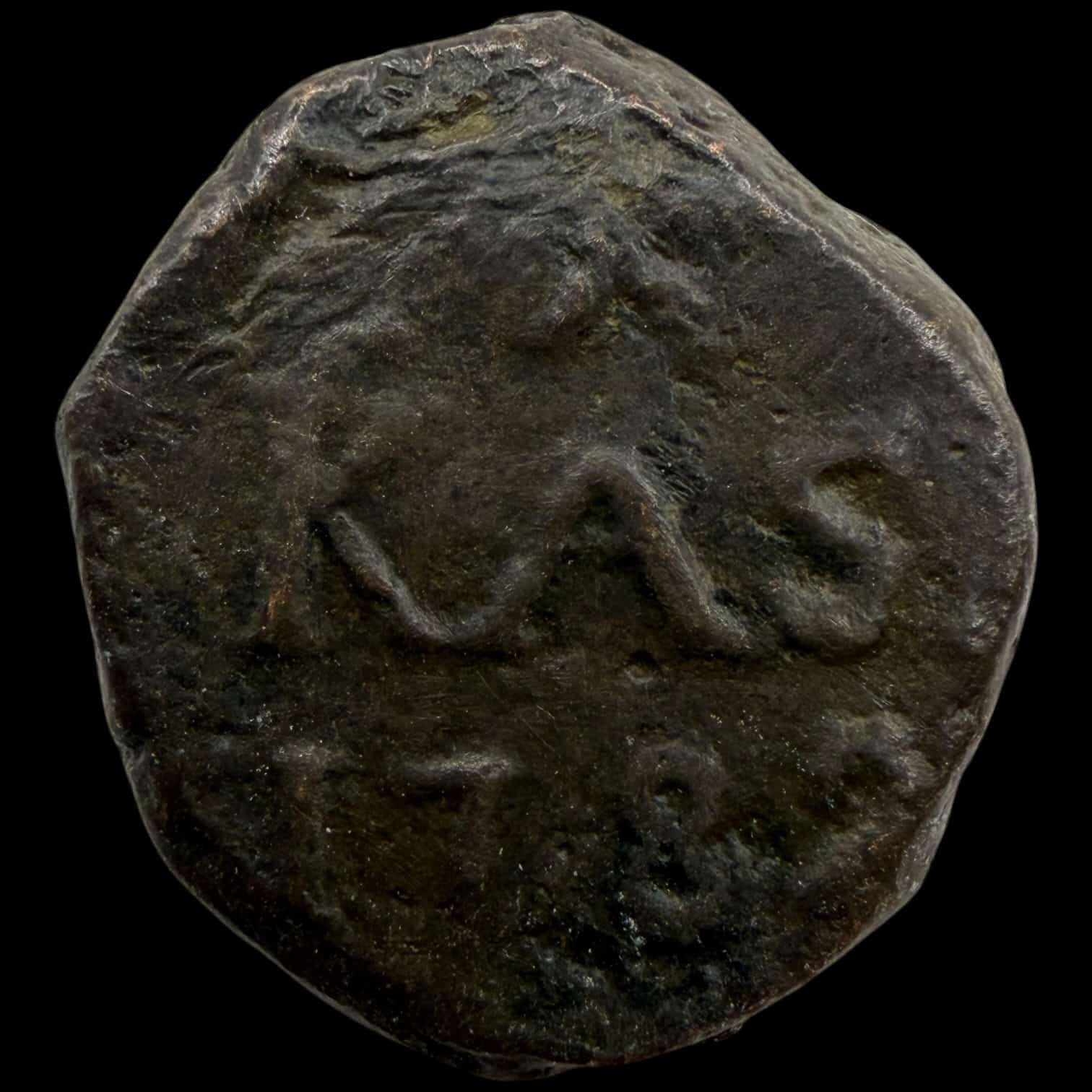Trankebar / Danish India, 10 kas 1782, kobber, Chr.VII, Sieg 81, KM 165, UBJ 324, Kva. 1+-1