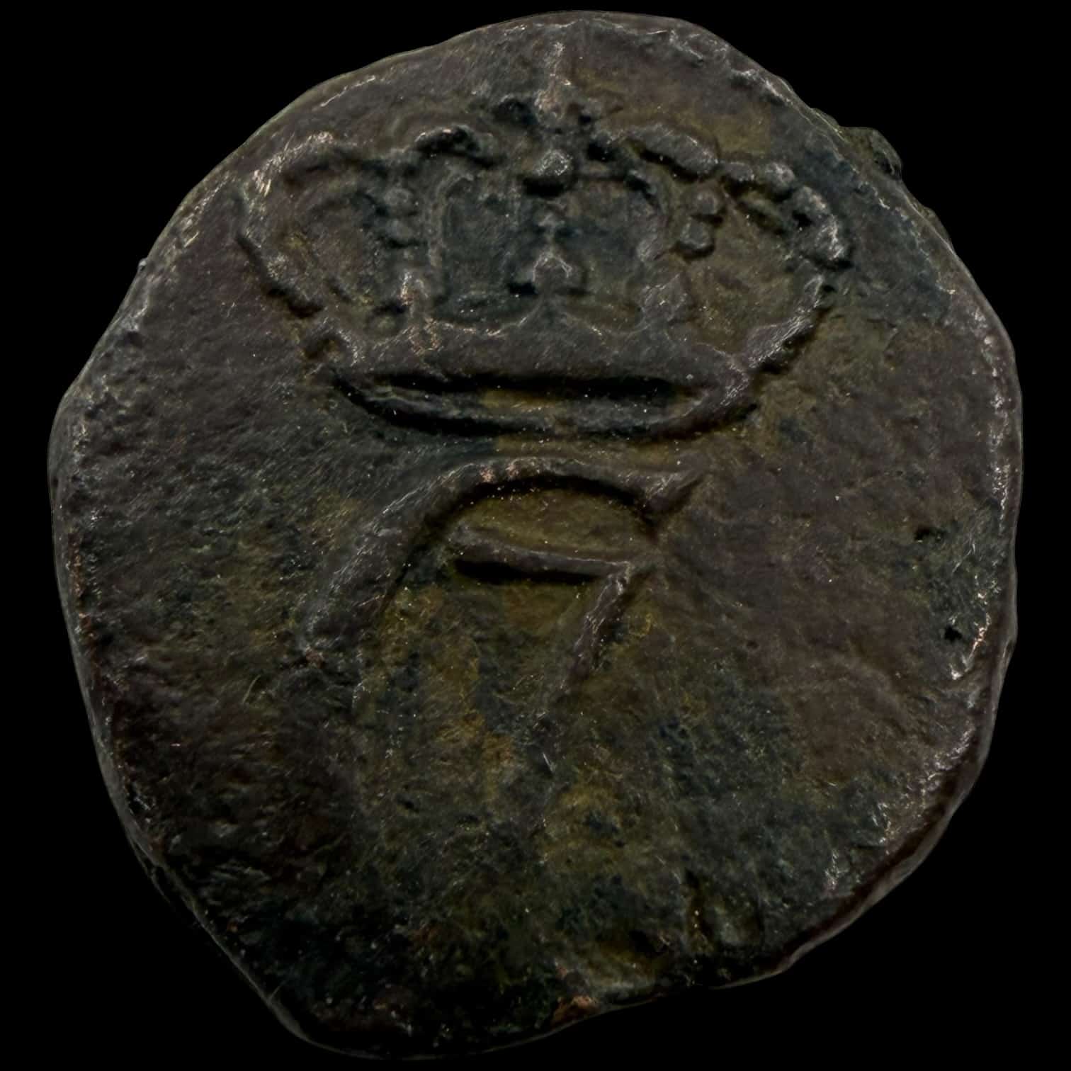 Trankebar / Danish India, 10 kas 1782, kobber, Chr.VII, Sieg 81, KM 165, UBJ 324, Kva. 1+-1 - Image 2